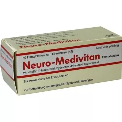 NEURO MEDIVITAN Filmsko obložene tablete, 50 kosov