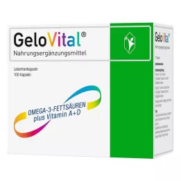 GELOVITAL Prehransko dopolnilo kapsule z oljem iz jeter trske, 100 kosov