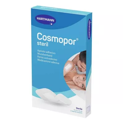 COSMOPOR Sterilna obloga za rane 8x15 cm, 5 kosov COSMOPOR Sterilna obloga za rane 8x15 cm, 5 kosov