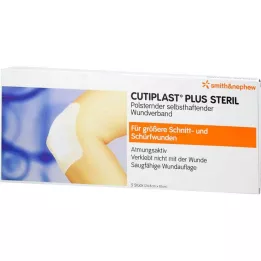 CUTIPLAST Plus sterilna obloga 10x24,8 cm, 5 kosov