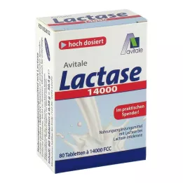 LACTASE 14.000 FCC Tablete v razpršilniku, 80 kosov