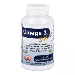OMEGA-3 Junior Berco žvečljive kapsule, 120 kapsul