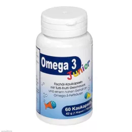 OMEGA-3 Junior Berco žvečljive kapsule, 60 kapsul