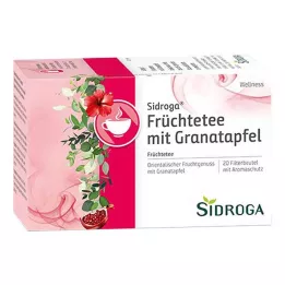 SIDROGA Wellness sadni čaj s filtrom iz granatnega jabolka, 20X2,0 g