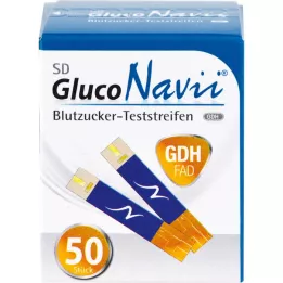 SD GlucoNavii GDH Testni trakovi za merjenje glukoze v krvi, 1X50 kosov