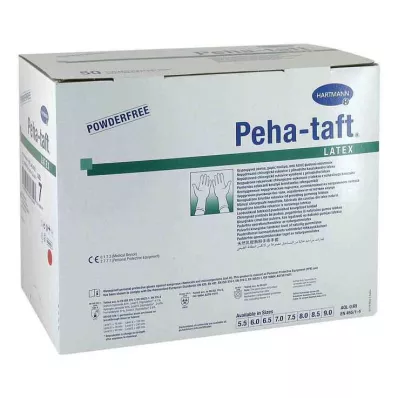 Peha-Taft kirurške rokavice iz lateksa velikost 7, 50x2 kosa Peha-Taft kirurške rokavice iz lateksa velikost 7, 50x2 kosa