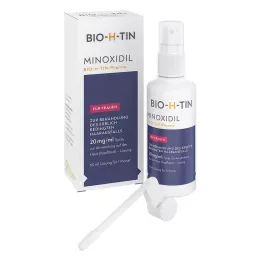 Minoxidil BIO-H-TIN-Pharma 20 mg/ml pršilo za ženske, 60 ml