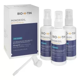 Minoxidil BIO-H-TIN-Pharma 50 mg/ml pršilo za moške, 3X60 ml