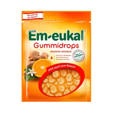 Em-eukal gumi kapljice ingver-pomaranča, ki vsebujejo sladkor, 90 g