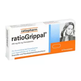 RATIOGRIPPAL 200 mg/30 mg filmsko obložene tablete, 10 kosov