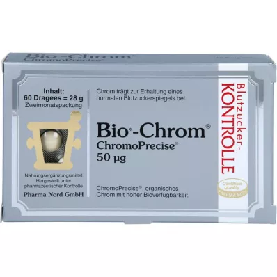 BIO-CHROM ChromoPrecise 50 μg Pharma Nord obložene tablete, 60 kosov