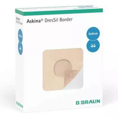 ASKINA DresSil Border Sil.Schaumst.V.6x6 cm, 10 kosov ASKINA DresSil Border Sil.Schaumst.V.6x6 cm, 10 kosov