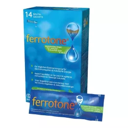 FERROTONE Železo z jabolčnim koncentratom in vitaminom C, 14X25 ml