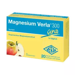 MAGNESIUM VERLA 300 jabolčnih zrnc, 20 kosov