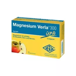 MAGNESIUM VERLA 300 jabolčnih zrnc, 50 kosov