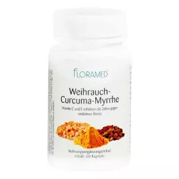 WEIHRAUCH CURCUMA Myrrh Floramed Capsules, 60 kapsul