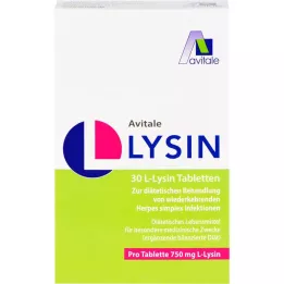 L-LYSIN 750 mg tablete, 30 kosov