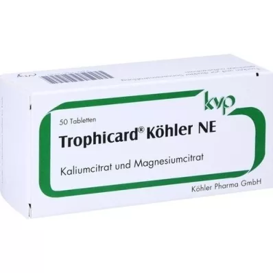 TROPHICARD Köhler NE Tablete, 50 kosov
