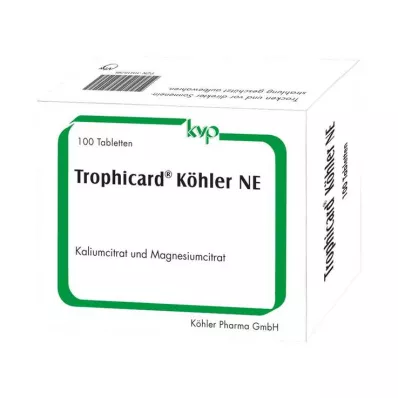 Trophicard Köhler NE tablete, 100 kos Trophicard Köhler NE tablete, 100 kos