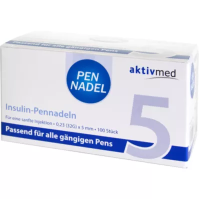 PEN-NADELN Univerzalne 5 igel 0,23x5 mm 32 G, 100 kosov