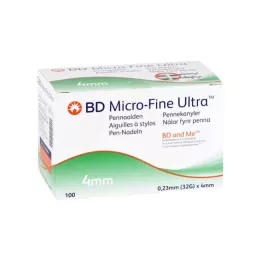 BD MICRO-FINE ULTRA Igle za pisala 0,23x4 mm, 100 kosov