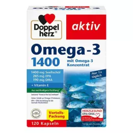 DOPPELHERZ Omega-3 1.400 kapsul, 120 kapsul