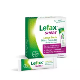 LEFAX intenzivno Lemon Fresh Micro Granule 250 mg Sim, 20 kosov