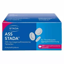 ASS STADA 100 mg enterično obložene tablete, 100 kosov