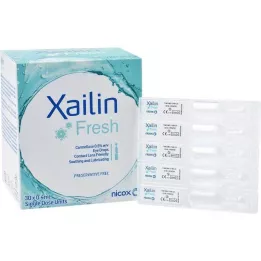 XAILIN Sveže kapljice za oči, 30X0,4 ml
