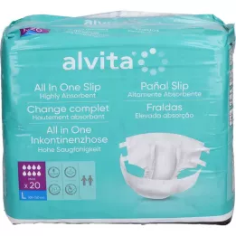 ALVITA All-in-one hlače za inkontinenco maxi large night, 20 kosov