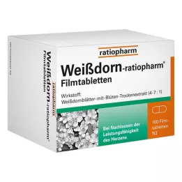 WEISSDORN-RATIOPHARM Filmsko obložene tablete, 100 kosov