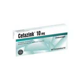 CEFAZINK 10 mg filmsko obložene tablete, 60 kosov