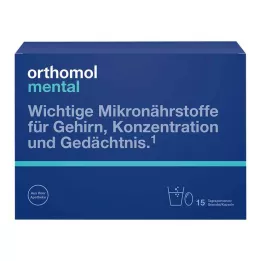 ORTHOMOL mentalne granule/kapsule 15 dni skupaj, 1 P