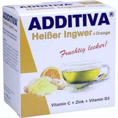 ADDITIVA Vroč ingver + pomaranča v prahu, 120 g