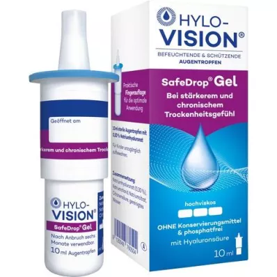HYLO-VISION Kapljice za oči SafeDrop Gel, 10 ml