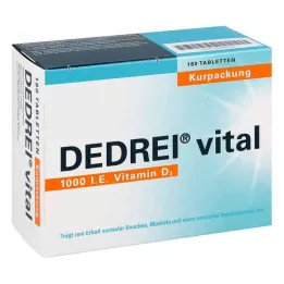 DEDREI pakiranje vitalnih tablet za zdravljenje, 180 kosov