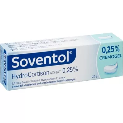 SOVENTOL Hidrokortizon acetat 0,25 % krema, 20 g