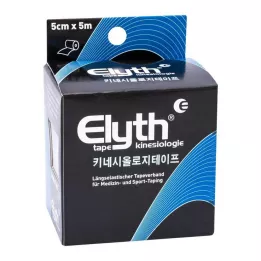 KINESIOLOGIE Trak Elyth 5 cmx5 m črn, 1 kos