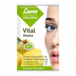 LUVOS Zdravilna glina vitalna maska naravna kozmetika, 2X7,5 ml