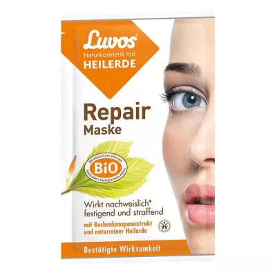 LUVOS Zdravilna glinena maska za obnovo naravne kozmetike, 2X7,5 ml LUVOS Zdravilna glinena maska za obnovo naravne kozmetike, 2X7,5 ml