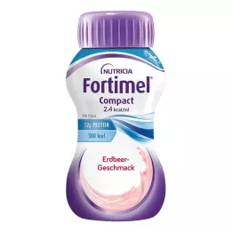 FORTIMEL Kompaktno 2.4 z okusom jagode, 4X125 ml