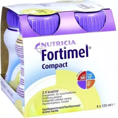 FORTIMEL Compact 2.4 z okusom vanilije, 4X125 ml