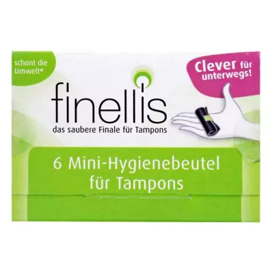 Finellis mini higienske vrečke za tampone na pot (6 kosov) Finellis mini higienske vrečke za tampone na pot (6 kosov)