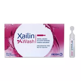 XAILIN Raztopina za izpiranje oči v posameznih odmerkih, 20X5 ml