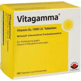 VITAGAMMA Vitamin D3 1.000 I.U. Tablete, 200 kapsul