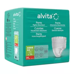 ALVITA Inkontinenčne hlače super medium, 14 kosov