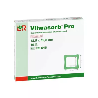 Vliwasorb Pro suberabsorb.Komp.steril 12,5x12,5 cm, 10 kos Vliwasorb Pro suberabsorb.Komp.steril 12,5x12,5 cm, 10 kos