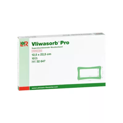 Vliwasorb Pro suberabsorb.Komp.steril 12,5x22,5 cm, 10 kos Vliwasorb Pro suberabsorb.Komp.steril 12,5x22,5 cm, 10 kos