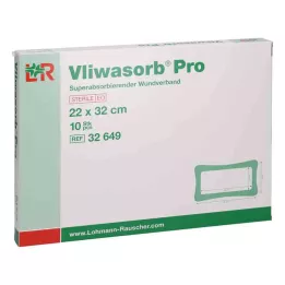 VLIWASORB Pro superabsorb.comp.sterile 22x32 cm, 10 kosov