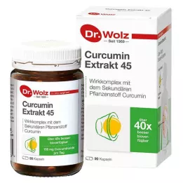 CURCUMIN EXTRAKT 45 kapsul Dr.Wolz, 90 kapsul